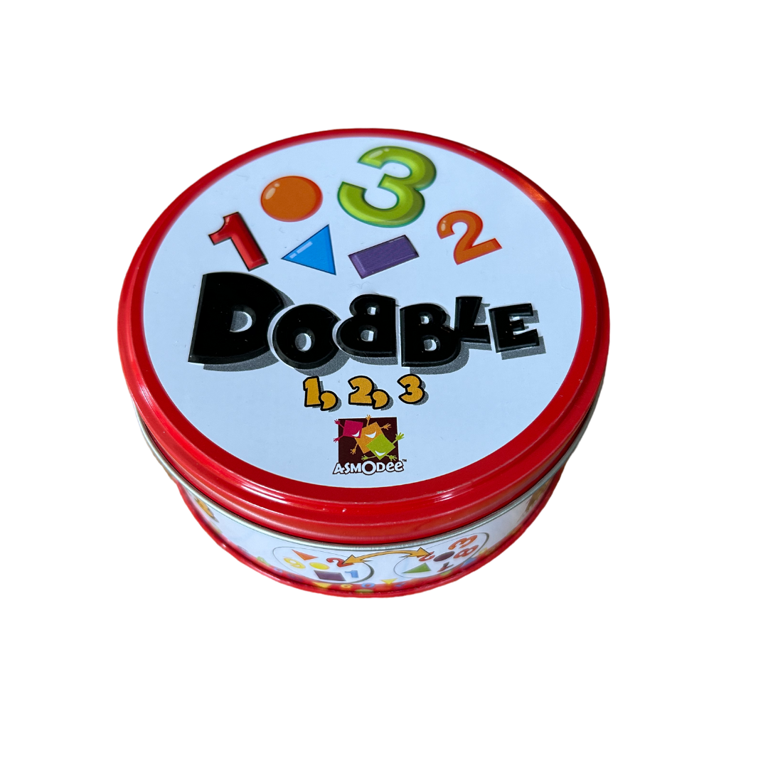 Juego de cartas Dobble 1,2,3