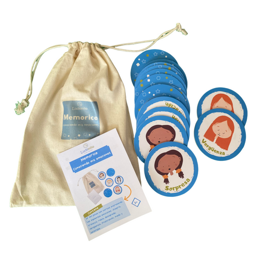 Juego memorice con emociones para niños – recurso educativo para trabajar emociones y aprendizaje socioemocional